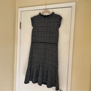 Black & White Fit & Flare Dress, Size 8